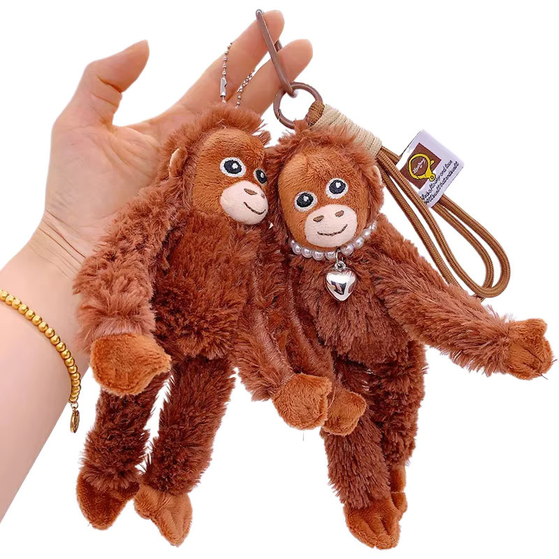 GLJ.CY Affe, Plüschtier-Anhänger, 20cm, Braun - Bild 2