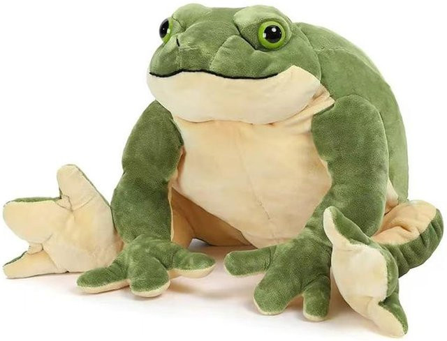 Riesen Frosch Kuscheltier, Grüner Frosch, Plüschtier, ab 6 Jahren - Bild 1
