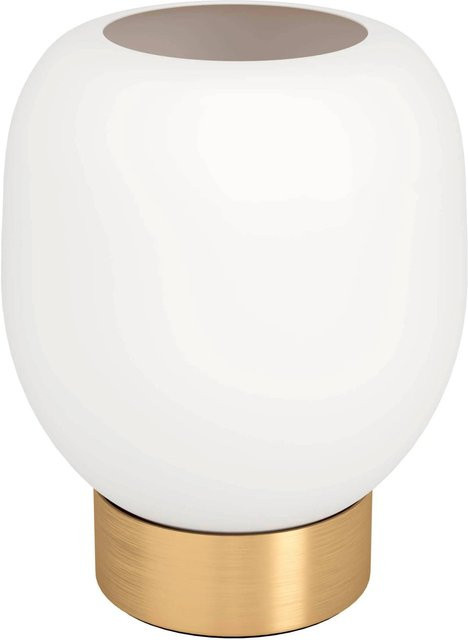 Eglo Tischleuchte Manzanares 1-flammig in Gold und Weiß, Durchmesser: 14,5 cm, Höhe: 18 cm - Bild 1
