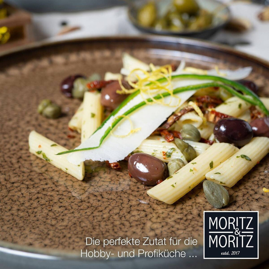 Moritz & Moritz Essteller flach aus Steinzeug in Beige mit Durchmesser: 27,5 cm - Bild 5