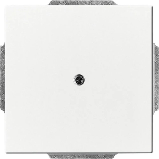 Busch-Jaeger Blindzentralschalter Future Linear mit Tragring in Studioweiß - Bild 1