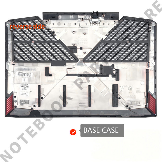 HP Omen 15-DC Basisabdeckung in Schwarz für Omen 15-DC1055TX TPN-Q211 15-DC1060TX 15-DC0013TX zur Reparatur - Bild 1