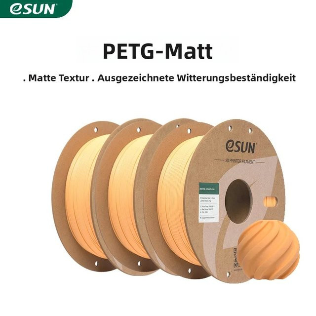 ESUN Mattes PETG 3D-Druckfilament 1,75mm Grau - Bild 1