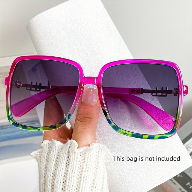 Yiran glasses Korrektionsbrille, quadratisch, Metall, blau rosa grau, Unisex - Bild 1