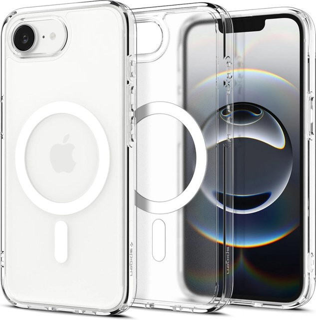 Spigen Ultra Hybrid MagSafe Schutzhülle für Apple iPhone 17e und iPhone 16e in Satinweiß - Bild 1