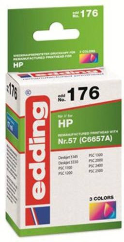 Edding Druckerpatrone Color kompatibel mit HP 57 und C6657A EDD-176 18-176 - Bild 1