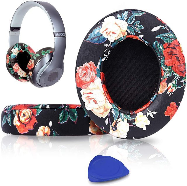 yifeihome Ersatz-Ohrpolster aus Proteinleder für Beats Studio 2.0 und Studio 3.0 Kopfhörer, Multicolor - Bild 1
