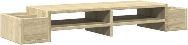 vidaXL Monitorständer mit Stauraum in Sonoma-Eiche, B/T/H: 100 x 27 x 15 cm - Bild 1