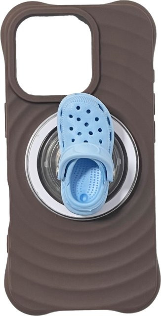 INS 3D Garten-Schuh Magnetische Handyhalterung für iPhone 17 Pro Max in Blau - Bild 1