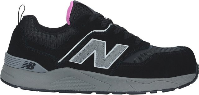 New Balance Sicherheitsschuhe Elite Lite Womens S1 P Leder Schwarz-Rosa Gr. 40,5 - Bild 1