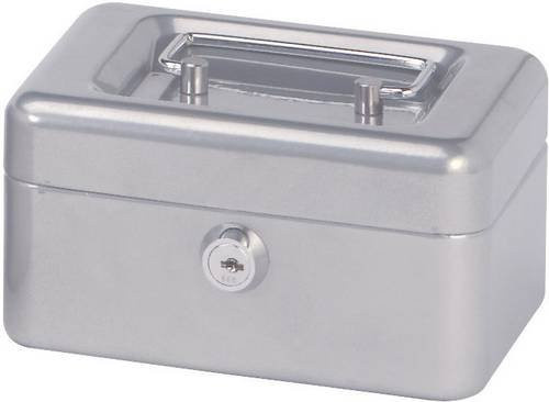 Maul 18280 Geldkassette aus Metall in Silber, B/H/T: 15,2 x 8,1 x 12,5 cm - Bild 1