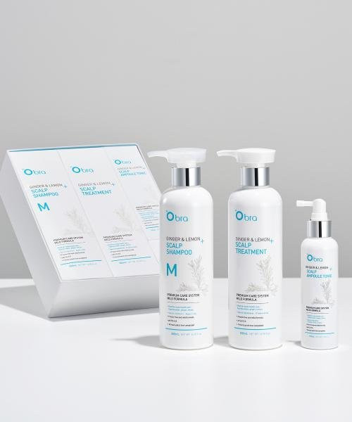 Obra Shampoo Spülung Ampullen-Tonic Set Ingwer Zitrone, Normales Haar - Bild 1