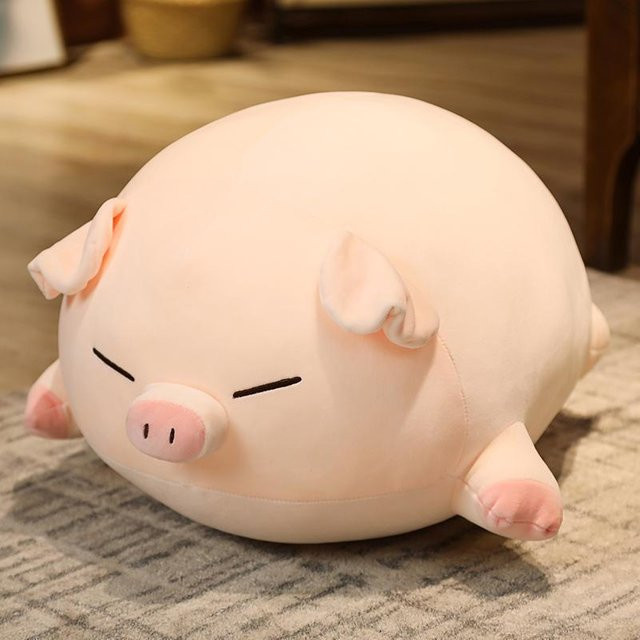 Yiran toy Rosa Schwein Plüsch Spielzeug, Tier Kissen, 40cm - Bild 1