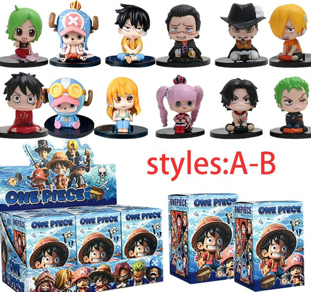 Bandai One Piece Actionfigur, Luffy Roronoa Zoro, 6cm, 1-teiliges Set - Bild 1