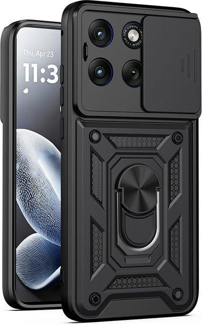 Techsuit CamShield Schutzhülle für Motorola Edge 70 Fusion in Schwarz - Bild 1