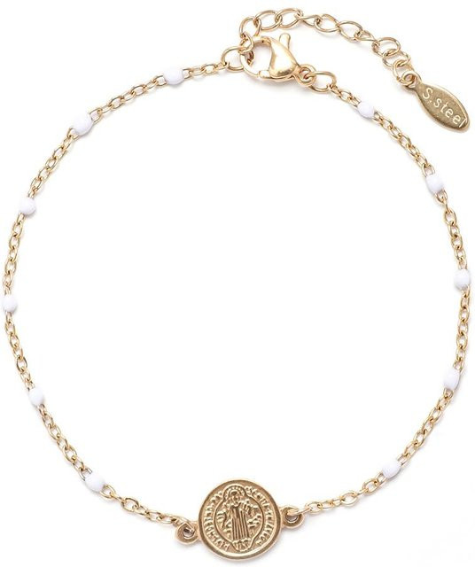ZMZY Münzanhänger Edelstahl, Medaillenarmband, Unisex - Bild 1