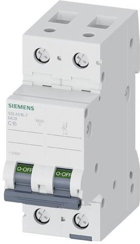 Siemens 5SL4516-7 Leitungsschutzschalter MCB in Weiß - Bild 1