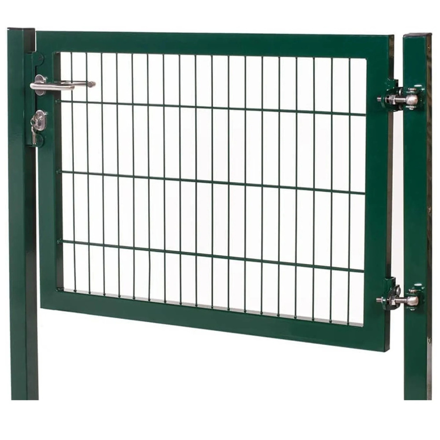 Gartentor Industrietor für Doppelstabzaun in Moosgrün, Breite: 120 cm, Höhe: 160 cm - Bild 2