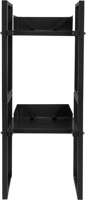 PROREGAL Fassregal Duo für 30-60 Liter Fässer in Anthrazit, H x B x T: 116 x 47 x 65 cm - Bild 1