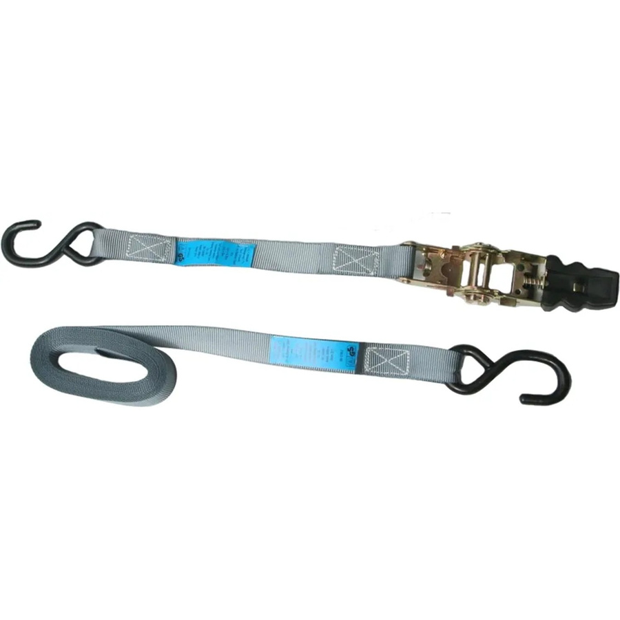 Peddy Shield Spanngurt mit Ratsche Grau, Breite: 2,5 cm, Länge: 500 cm - Bild 2