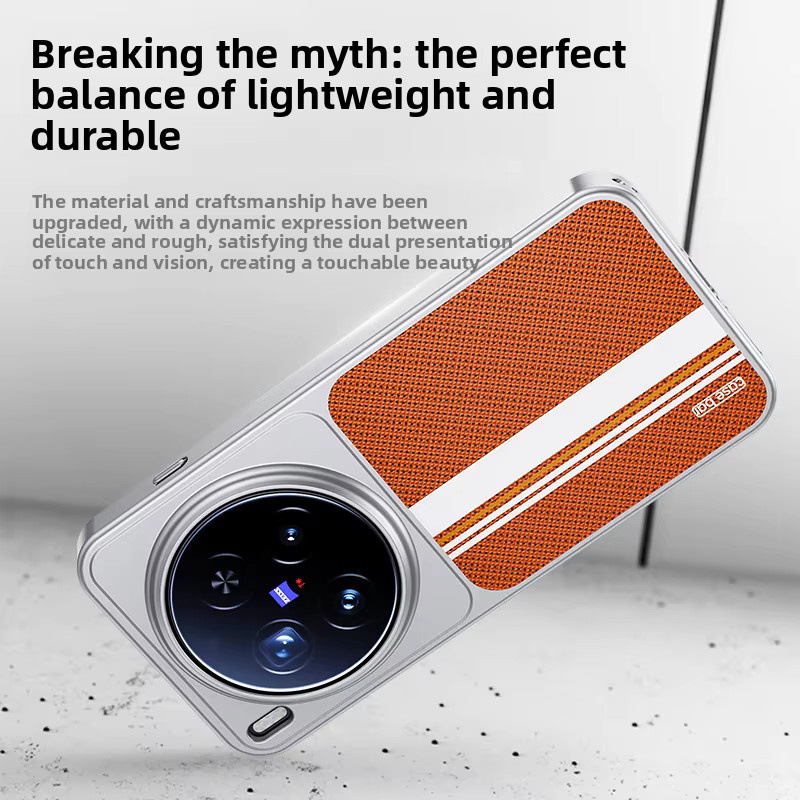 Magnetische MagSafe Schutzhülle aus PU Leder für Vivo X300 und Vivo X300 Pro - Bild 3