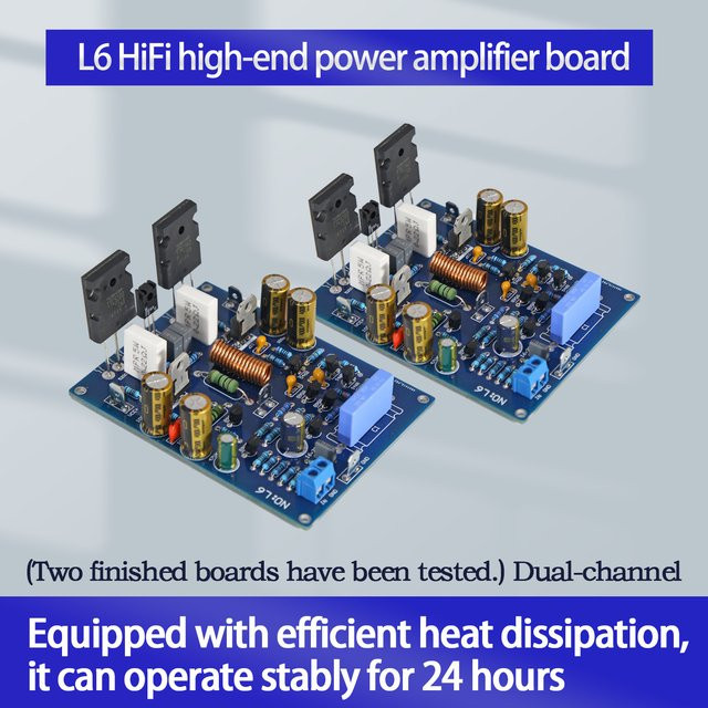 Ysaio L6Hifi Audiophile-Grade Leistungsverstärker-Platine Klasse A/B Fertigmontierte Audio-Verstärker-Platine - Bild 1