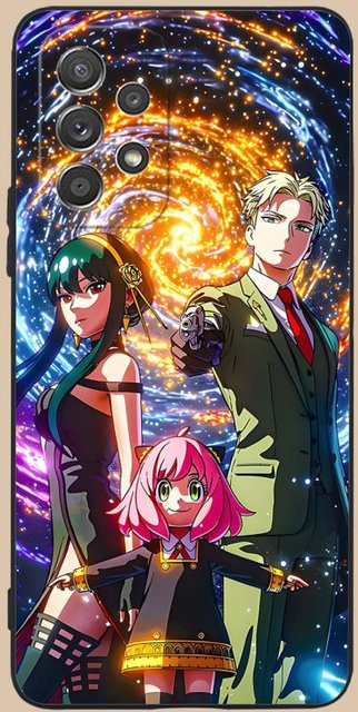 Anime Spy Family Handyhülle für Samsung Galaxy A56 55 54 53 52 51 36 35 34 23 16 15 5G in Bunt - Bild 1