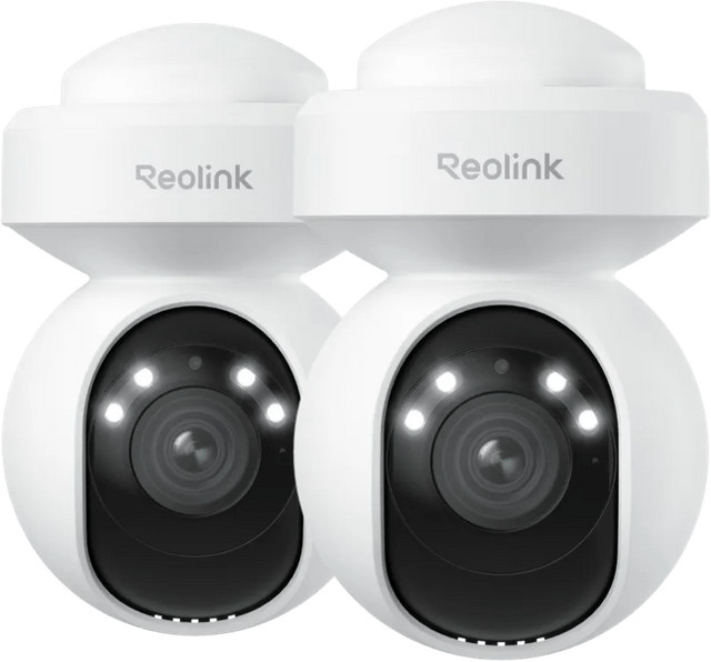 Reolink E540 Doppelpack WLAN Überwachungskameras in Weiß - Bild 1