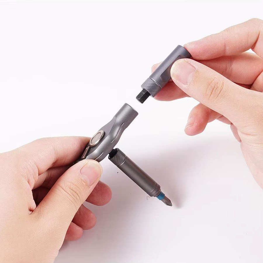KITPIPI 24-in-1 Mehrzweck-Ratschenschlüssel Set mit magnetischen S2-Steel Bits und Schraubendreher für DIY-Haushaltsreparaturen - Bild 2
