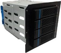 Chenbro Tower HDD-Käfig 4x 3,5 Zoll SAS-12G Einbaurahmen in Schwarz - Bild 1