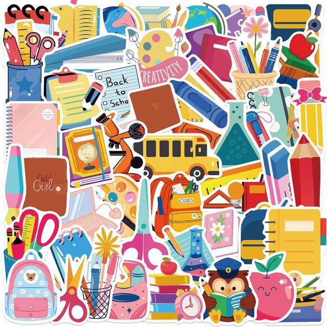 MRJIAANGSON Cartoon Graffiti Aufkleber, 50-teiliges Set, multicolour - Bild 1