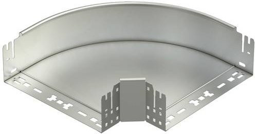 OBO Bettermann Bogen aus Metall in Silber, Breite: 30 cm, Höhe: 11 cm - Bild 1