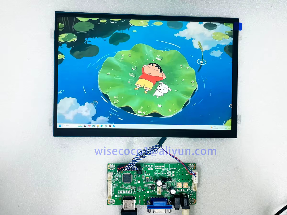 Wisecoco 10,1 Zoll LCD-Display mit 1920x1200 Auflösung, IPS 16:10, Schwarz, inklusive LVDS-Controller-Treiberplatine für Windows PC und DIY-Projekte - Bild 2