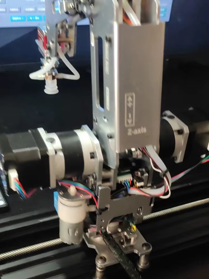 YoufangSmart 4-Achsen-Roboterarm, industrieller Schrittmotor-Metallmanipulator, Metall, Grau - Bild 2