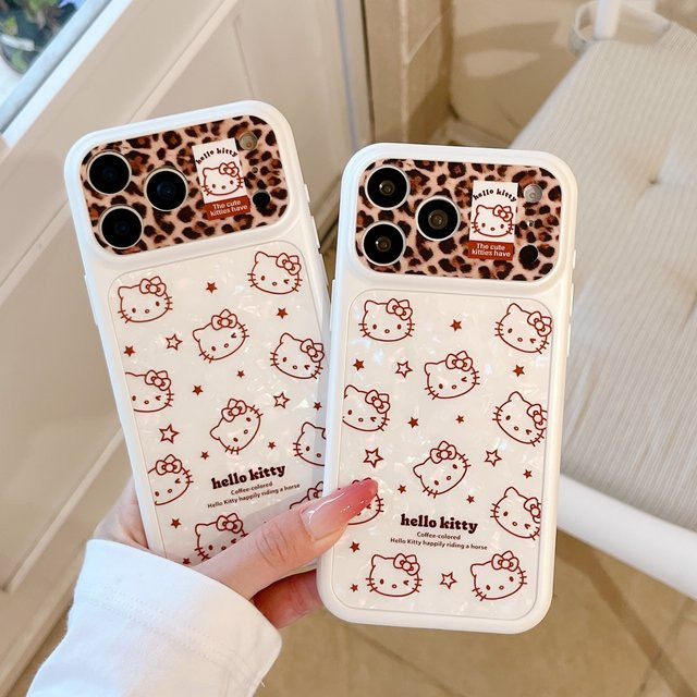 Sanrio Hello Kitty Handyhülle im Cartoon Y2K Design für iPhone 17 Pro Max, 17 Pro, 16 Pro Max, 17, 16, 15 Pro Max - Bild 1