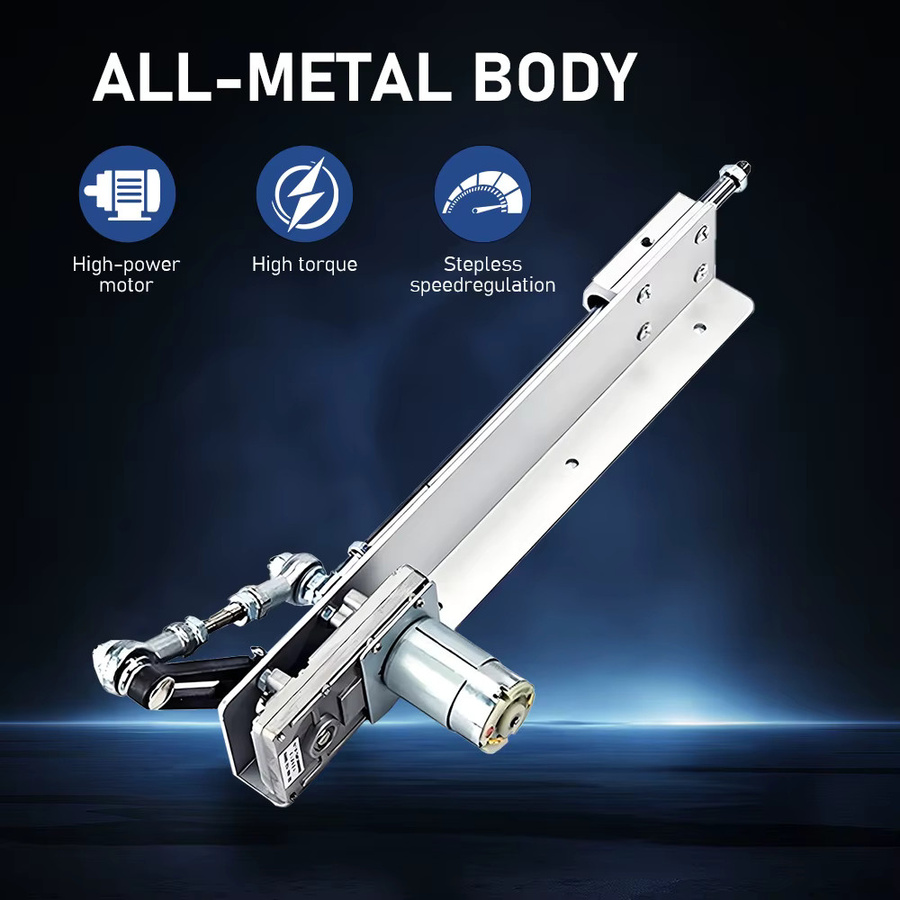 Linearer Hubmotor Tungfull Silber 6-20cm Elektrischer Schub- und Zugmotor 12V/24V für DIY-Projekte und industrielle Anwendungen - Bild 4