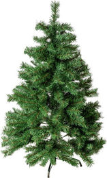 Genialo Künstlicher Weihnachtsbaum in Grün, freistehend aus Kunststoff - Bild 1