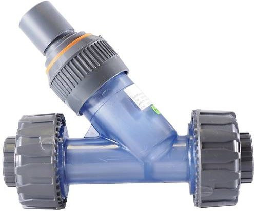 Jumo Durchfluss-Sensor 00416457 in Blau mit Schraubanschluss aus Kunststoff - Bild 1