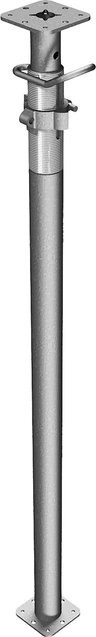 Schake Schalungsstütze CE30 aus feuerverzinktem Stahl in Silber mit einer Auszugslänge von 3 m - Bild 1