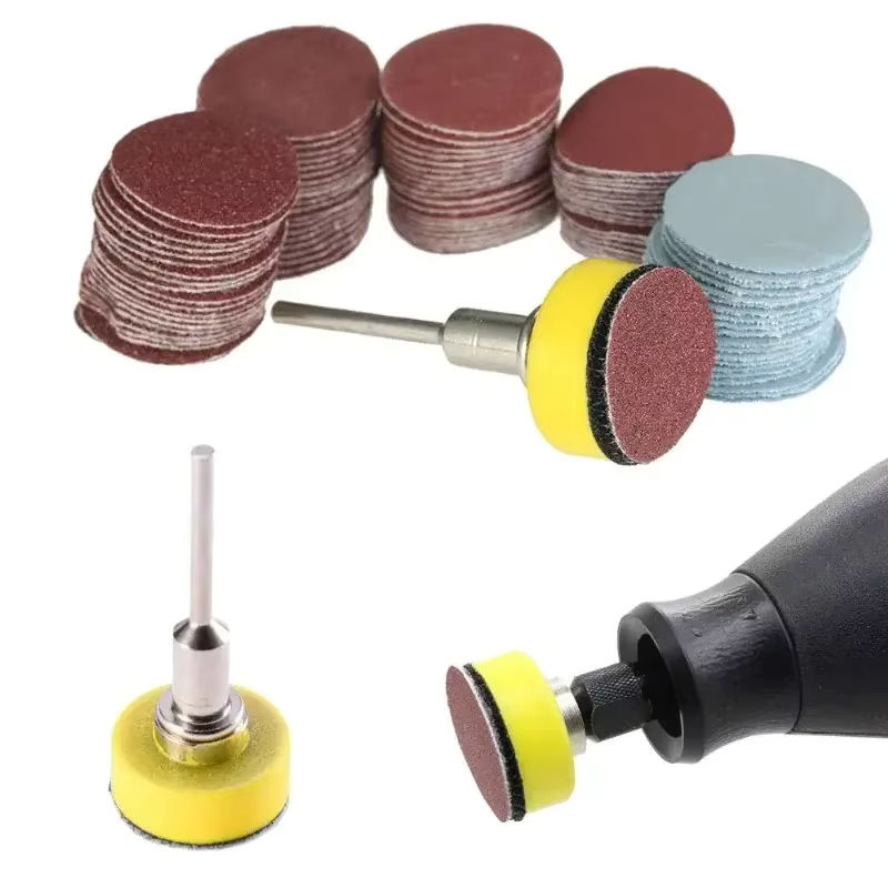 Vibratite 101-teiliges Klett-Schleifscheiben und Polierpad-Set für Dremel Schleifwerkzeuge, Durchmesser: 25 mm - Bild 2