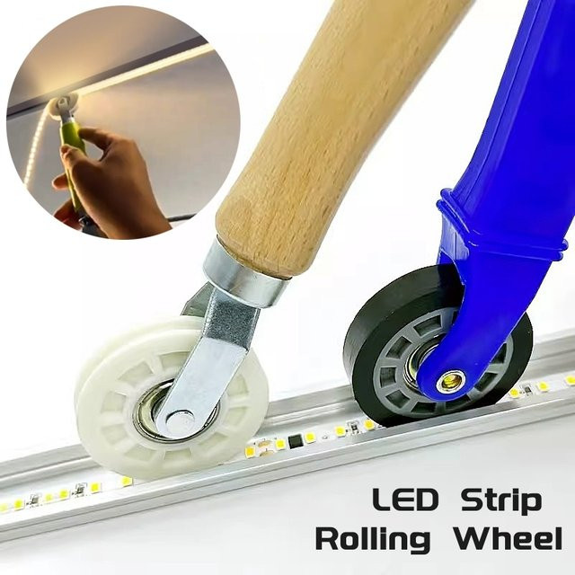 Khelse Silikon Band zur Fixierung von LED Streifen in Aluminium Profilen, Blau - Bild 1