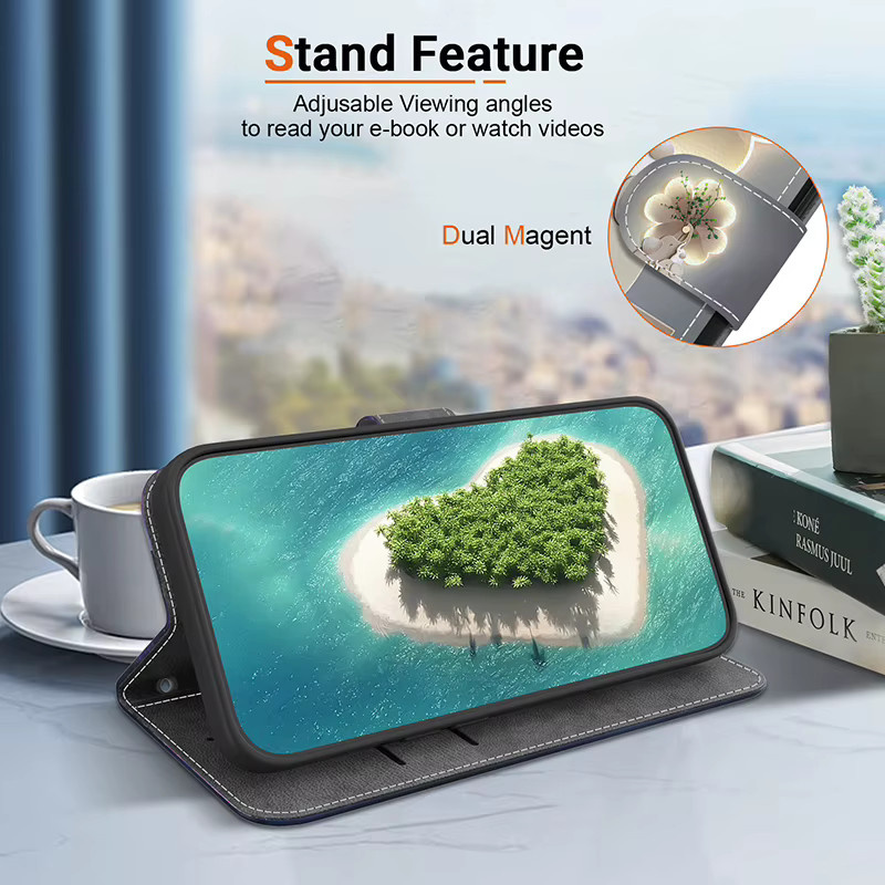 JESSLEI Stand Flip Wallet Case für Honor Play 60 Plus 9T 5G 200 400 Lite 200 Pro mit gemustertem Design - Bild 3