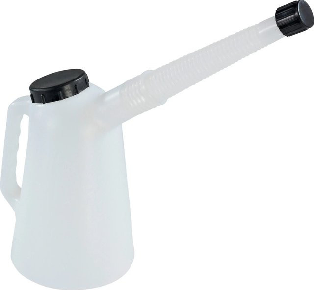 LUX-TOOLS Mess- und Vorratskanne aus Kunststoff in Weiß, B/T/H: 205 x 115 x 165 mm - Bild 1