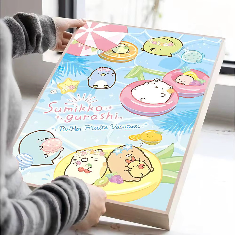 Sumikko Gurashi Vintage Poster von Potdemiel in Multicolor für deine Wohnkultur - Bild 6
