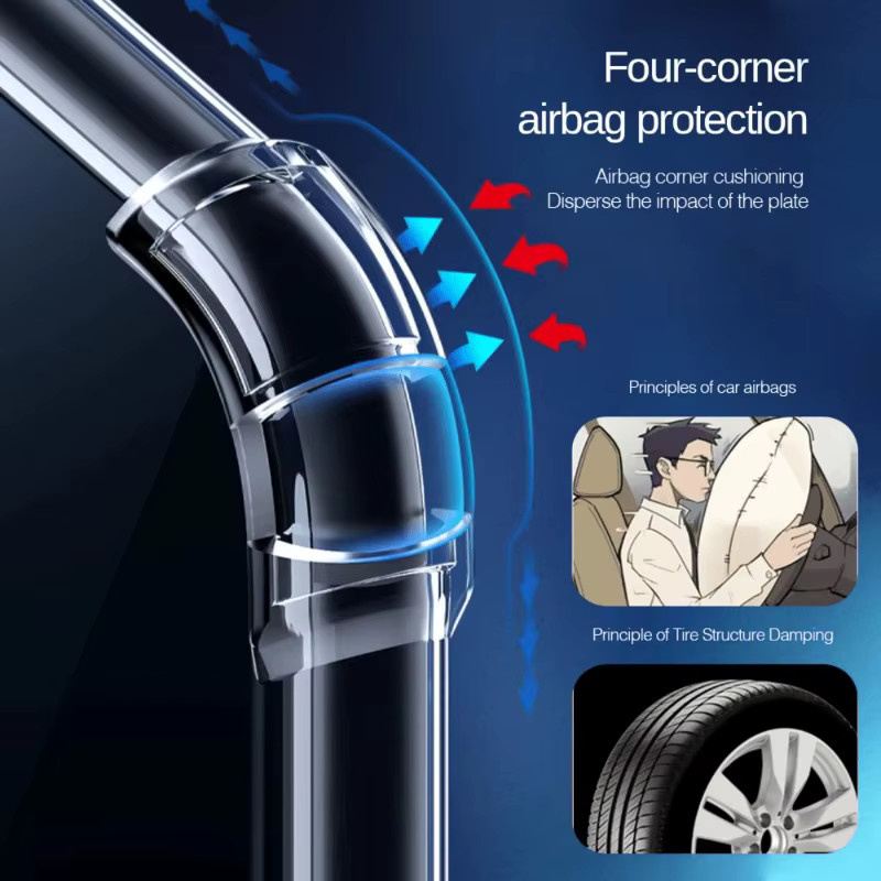 Transparente Silikon Handyhülle für Samsung Galaxy M07 und Galaxy A07, stoßfeste Airbag-Schutzhülle in Klar - Bild 4