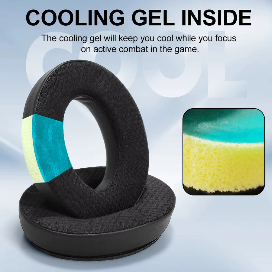 Bose Kühlgel-Ersatz-Ohrpolster für QuietComfort 35 II und 45 Kopfhörer in Schwarz - Bild 2