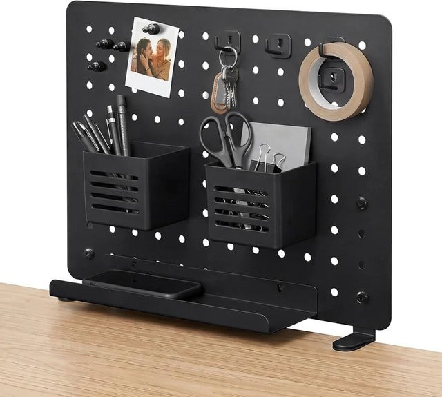 Spigen Schreibtischorganizer LD405 aus Metall in Schwarz - Bild 1