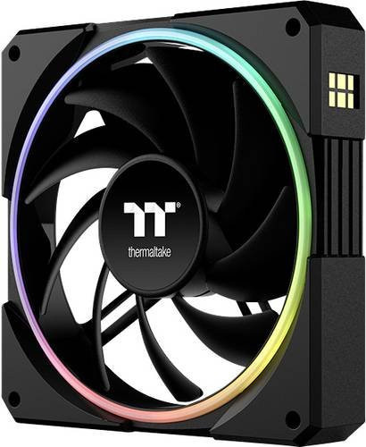 Thermaltake TS 120 EX RGB Gehäuselüfter 3er Pack Schwarz Multicolour B/H/T: 12 x 12 x 2,5 cm - Bild 2