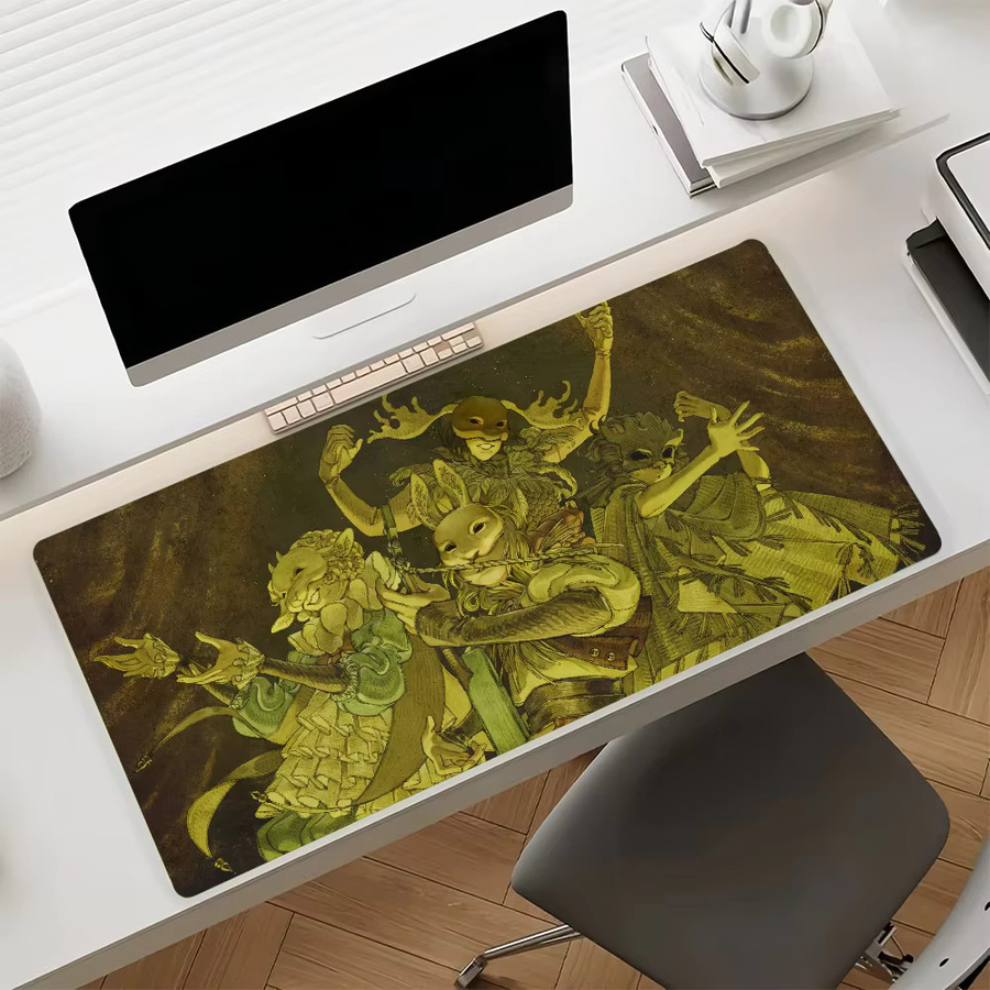 Singer Yaelokre Origins Mauspad in Multicolour, rutschfeste Gamer-Computermatte für Schreibtisch und Laptop - Bild 5