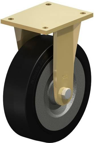 Blickle Bockrolle BS-SE 252K in Anthrazit und Schwarz mit Stahlgehäuse, Rad-Durchmesser: 250 mm, Tragfähigkeit (max.): 1000 kg - Bild 1
